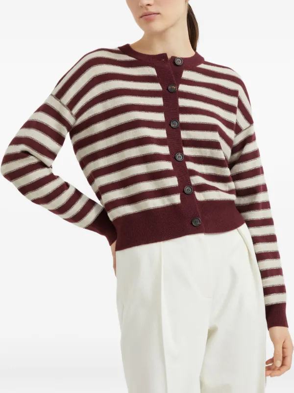 Brunello Cucinelli カシミア カーディガン | レッド | FARFETCH JP