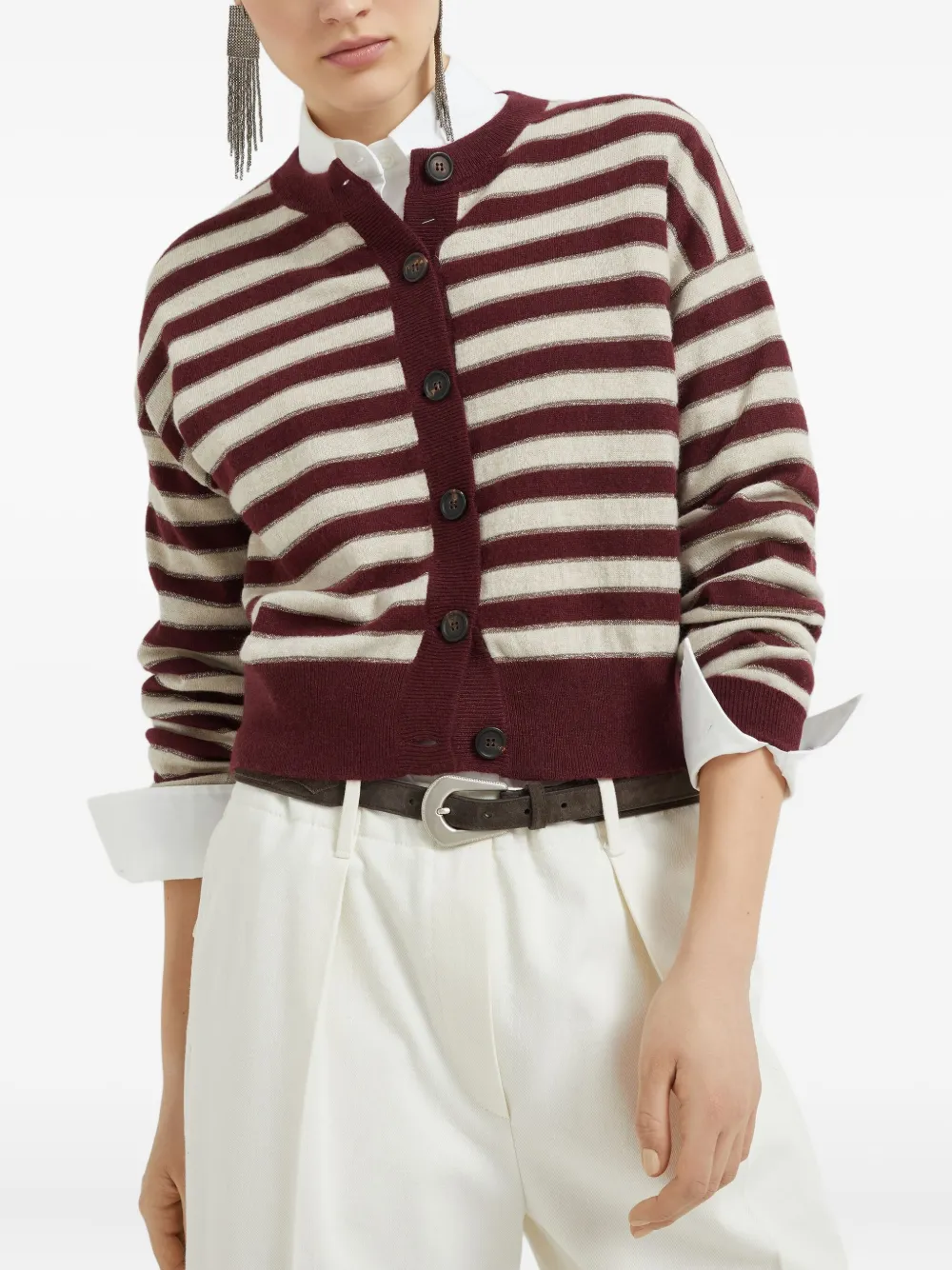 Brunello Cucinelli Kasjmier vest Rood
