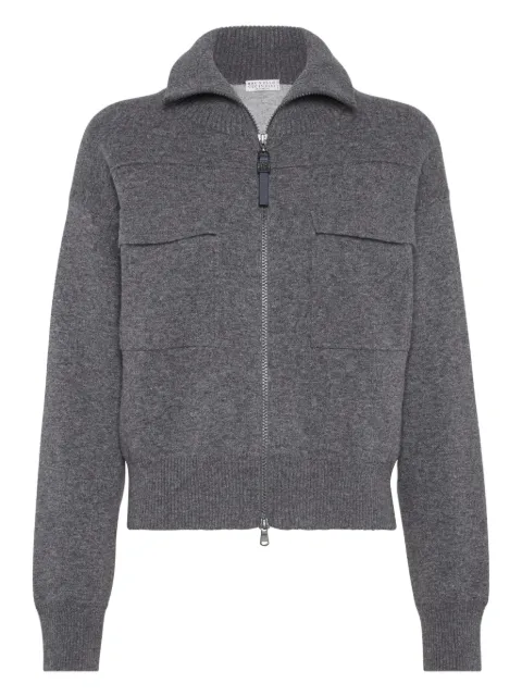 Brunello Cucinelli Dubbelgebreid vest