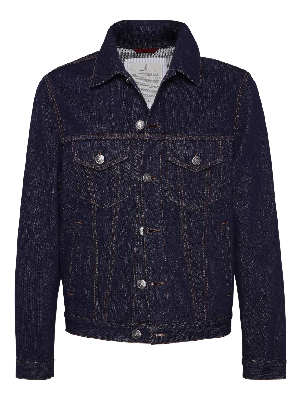 Brunello Cucinelli 코튼 데님 재킷 | 블루 | Image 1