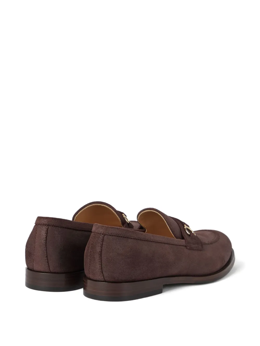 Brunello Cucinelli horsebit-detail loafers Brown