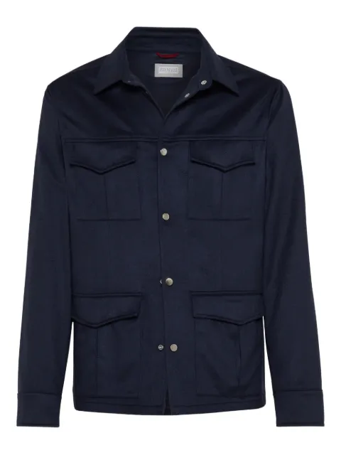 Brunello Cucinelli sobrecamisa de cachemira