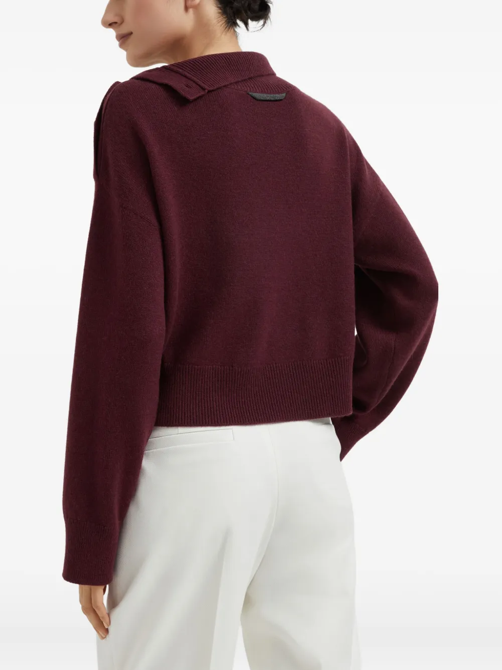 Brunello Cucinelli Kasjmier trui Rood