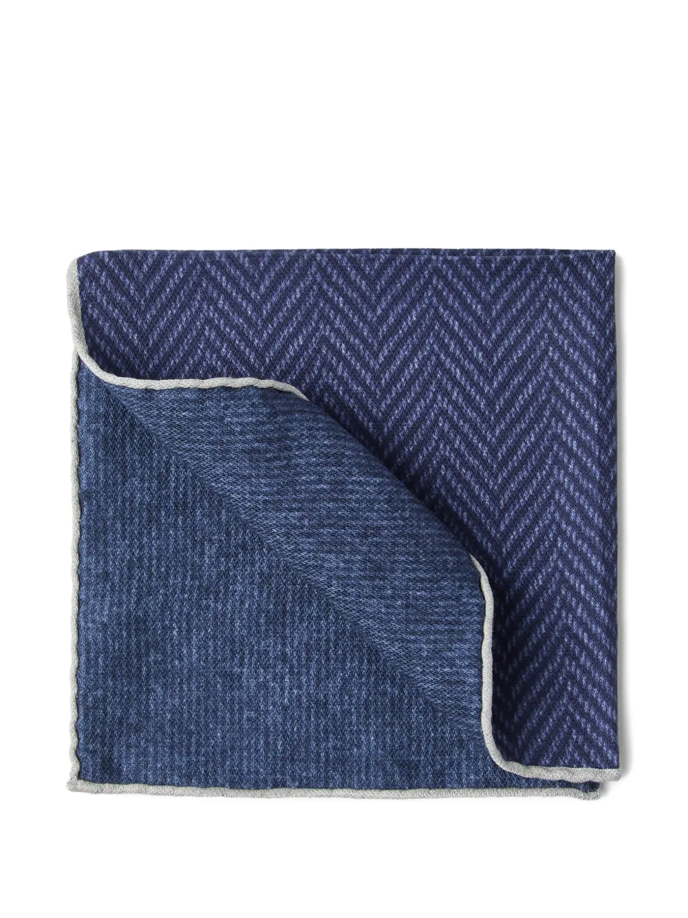 Brunello Cucinelli シルク ポケットチーフ | ブルー | Image 1