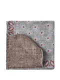 Brunello Cucinelli patterned pocket square - Grey