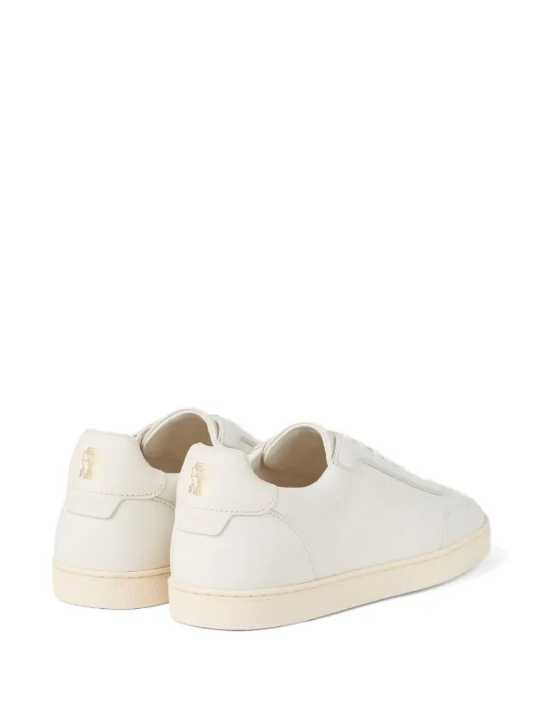 Brunello Cucinelli Leather Sneakers | Neutrals | FARFETCH