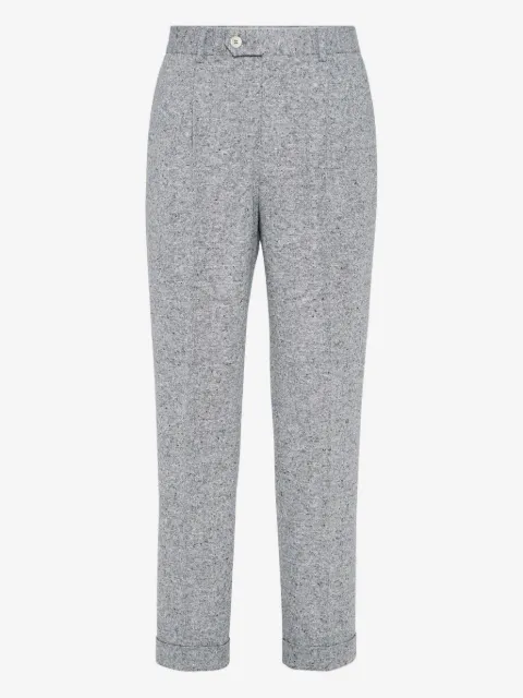 Brunello Cucinelli pantalones Sharkskin