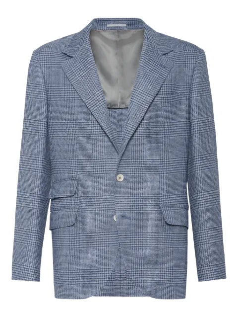 Brunello Cucinelli checked blazer
