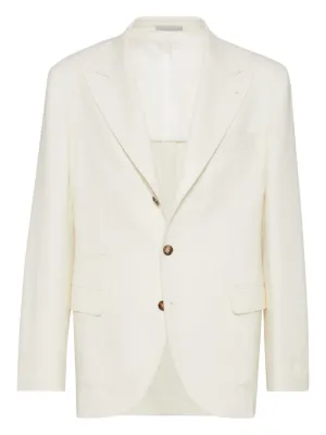 Brunello Cucinelli カシミア シングルジャケット | ブルー | FARFETCH JP