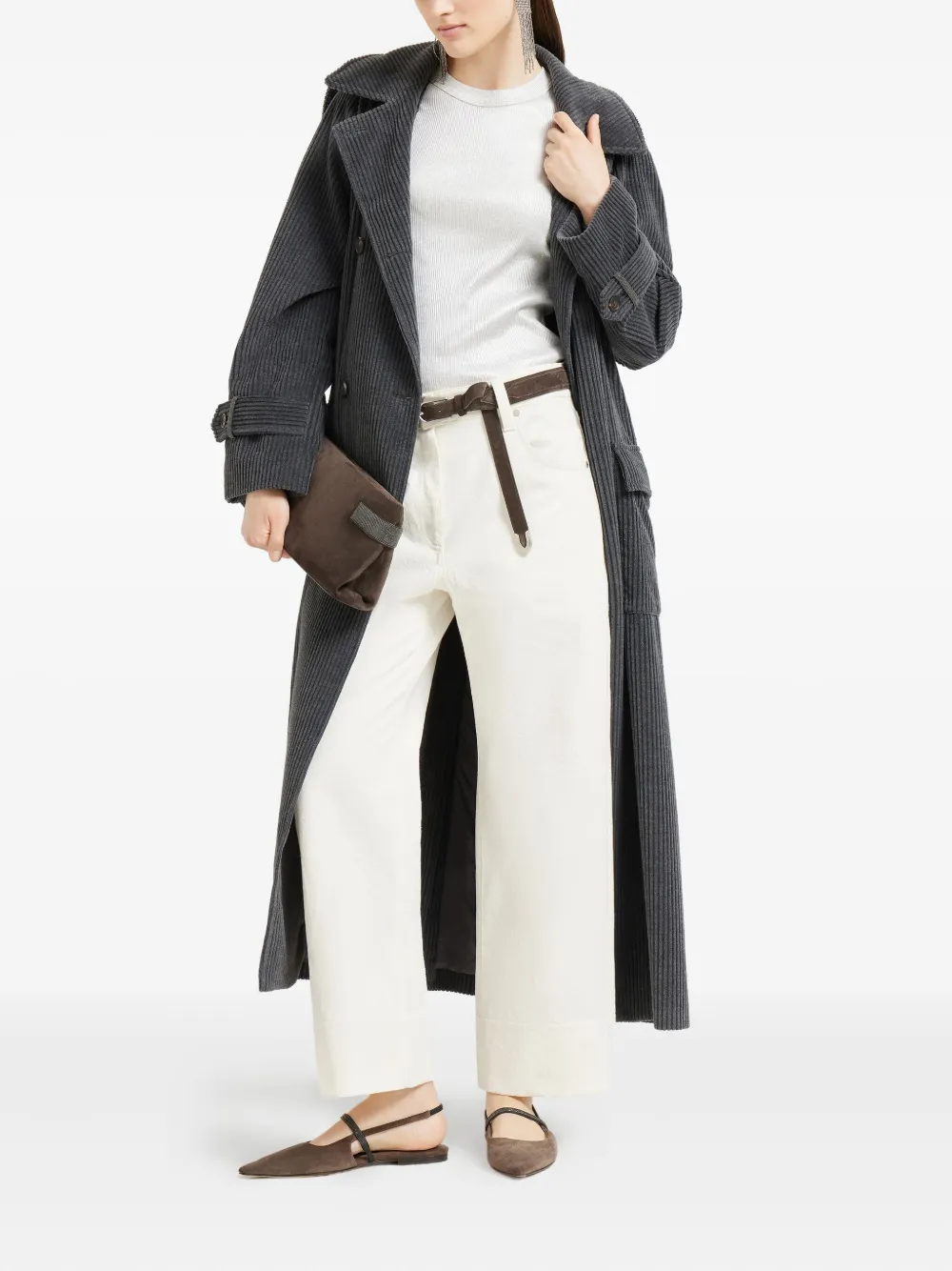 Brunello Cucinelli cotton trousers | Straight-Leg Pants | Image 2