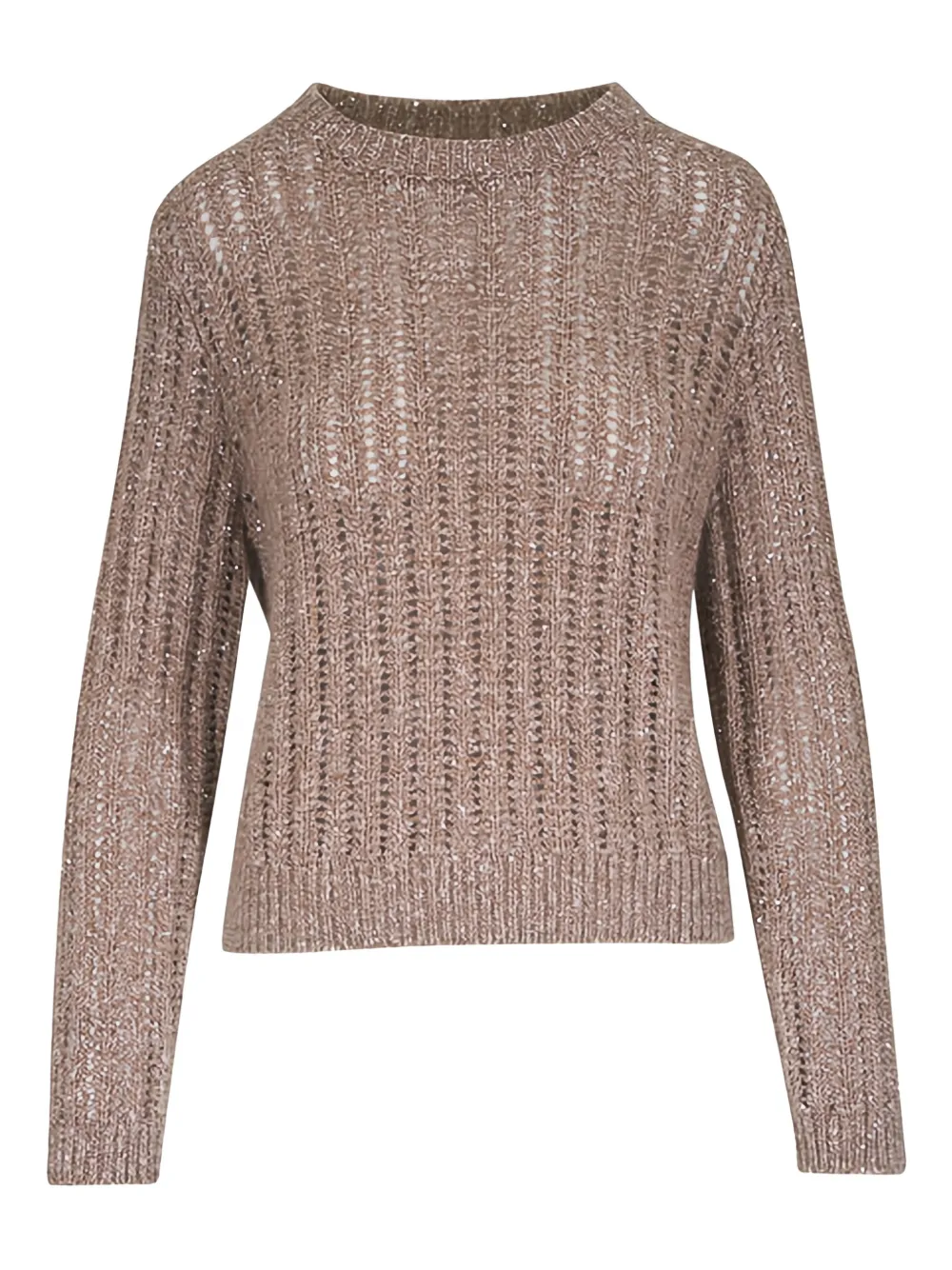 Brunello Cucinelli Maglione con paillettes - Toni neutri