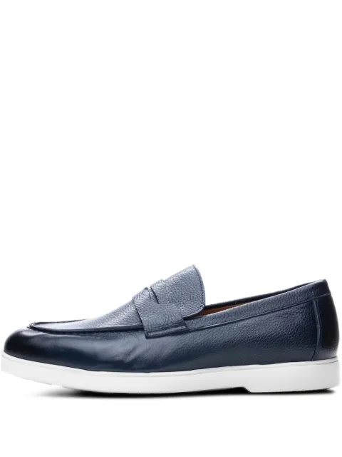 Poche Paris mocassins à semelle en caoutchouc