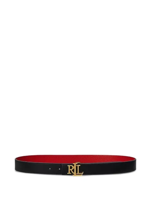 Lauren Ralph Lauren cinturón con placa del logo