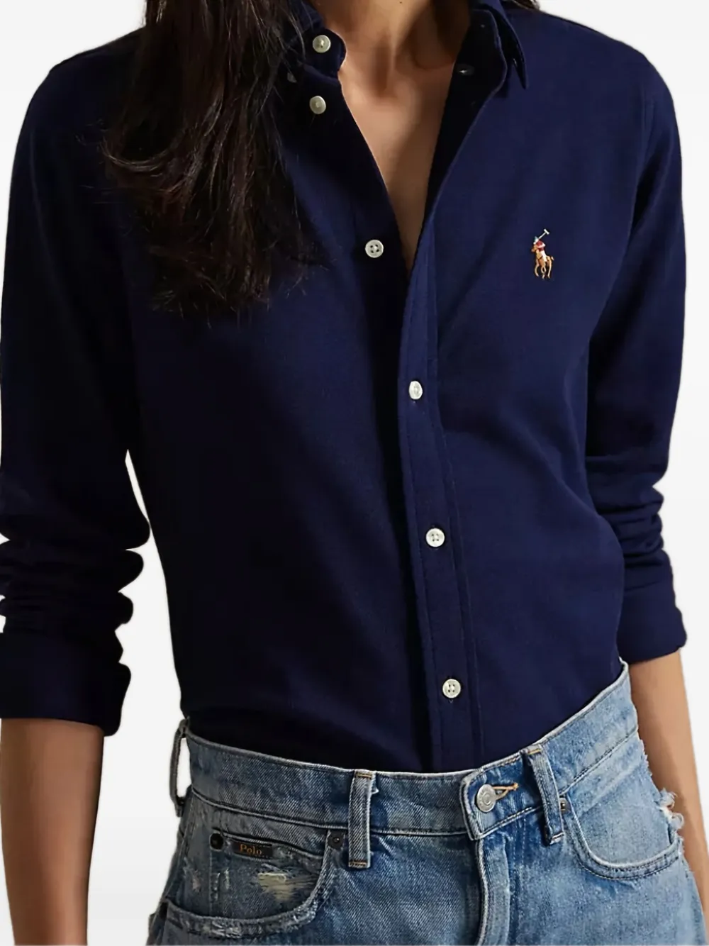Polo Ralph Lauren Button-up blouse Blauw