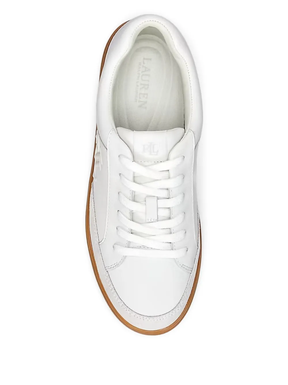 Lauren Ralph Lauren logo-embossed sneakers White