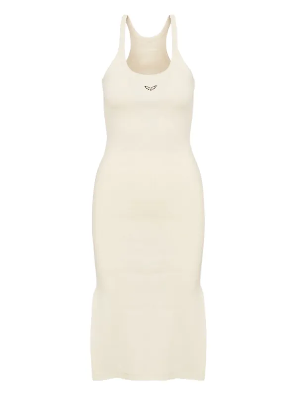 Zadig&Voltaire Jersey Midi Dress | Neutrals | FARFETCH