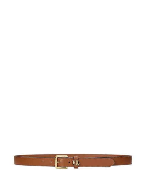 Lauren Ralph Lauren cinturón con placa del logo