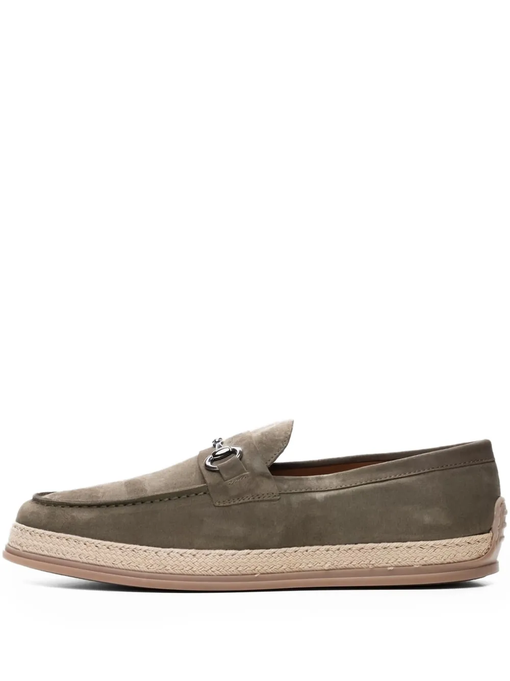 Poche Paris horsebit-detail loafers Green