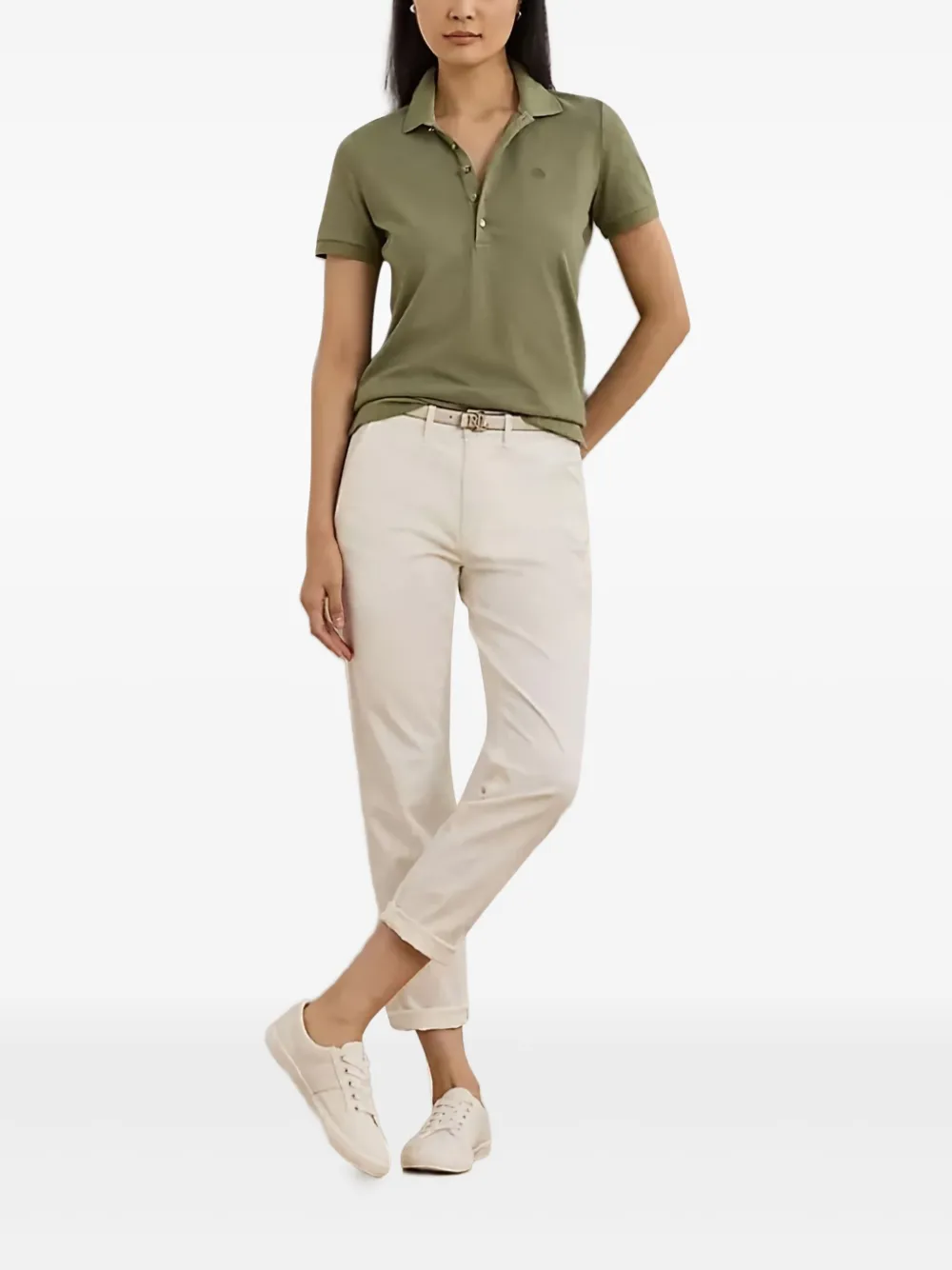 Lauren Ralph Lauren Piqué poloshirt - Groen