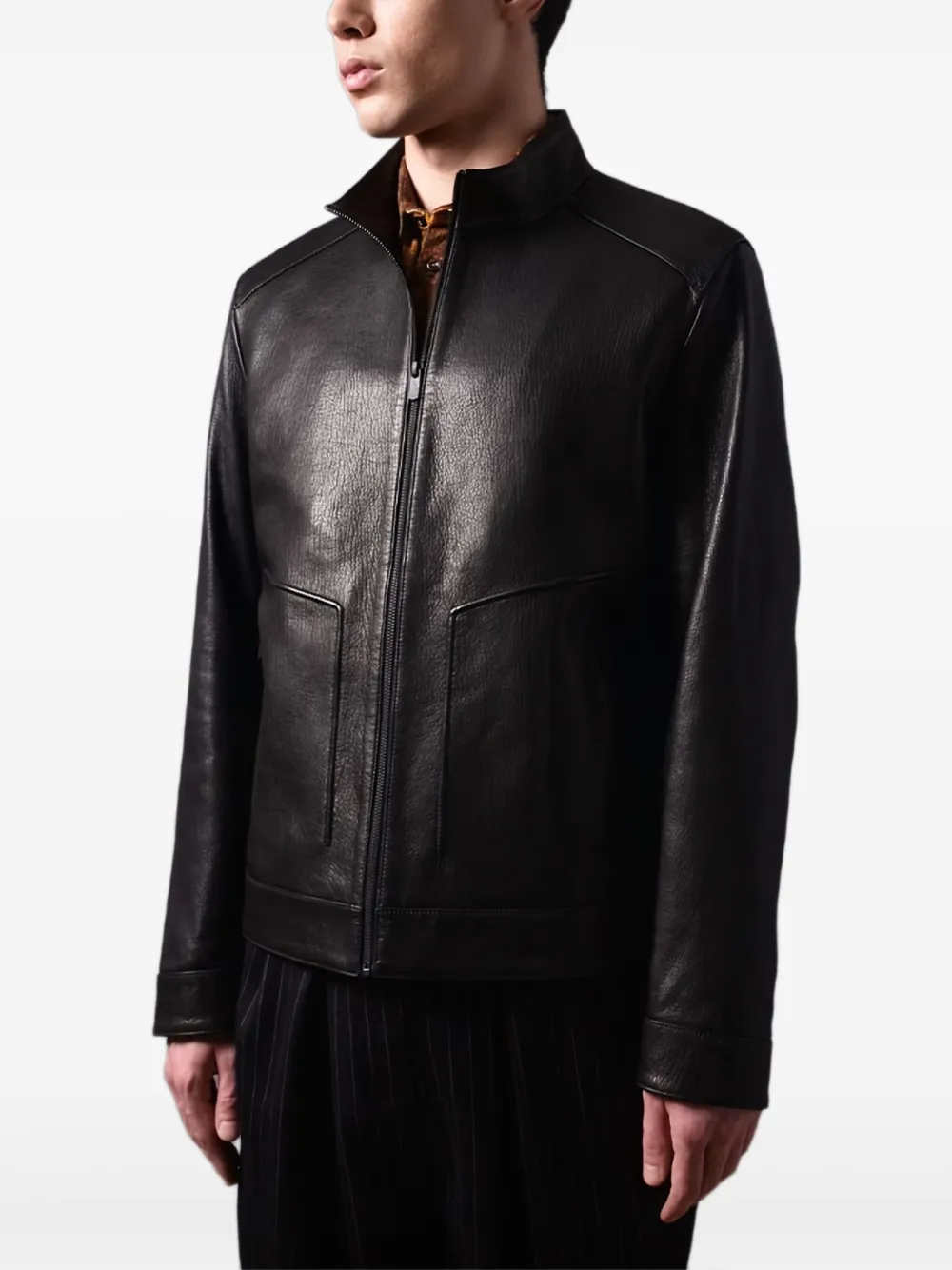 Poche Paris leather jacket | Black | Image 1