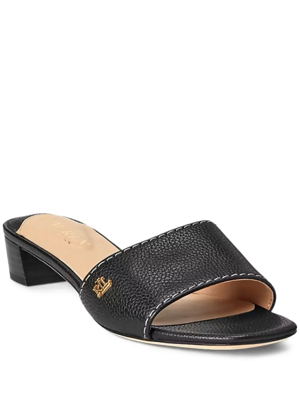 Lauren Ralph Lauren 25 mm Fae sandalen Zwart