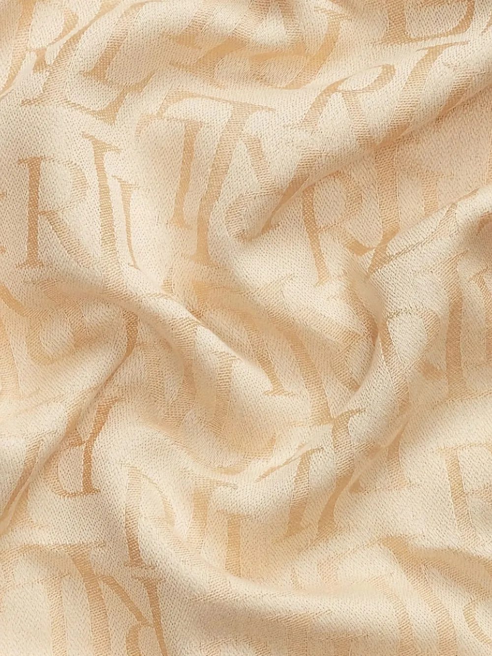 Lauren Ralph Lauren Sjaal met logopatroon - Beige