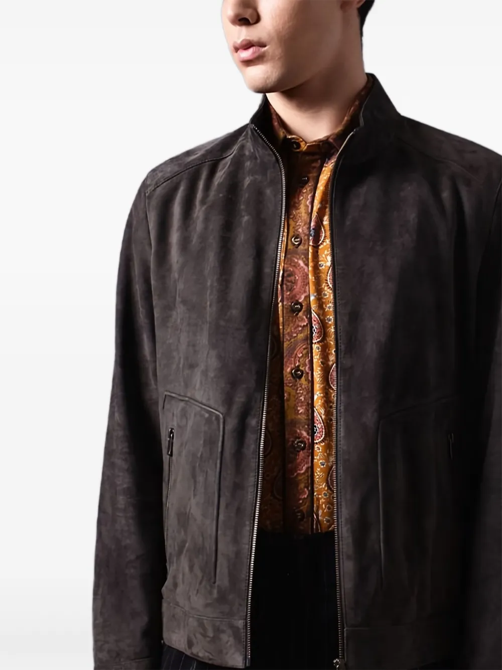 Poche Paris veste en daim | Vestes en cuir | Image 2