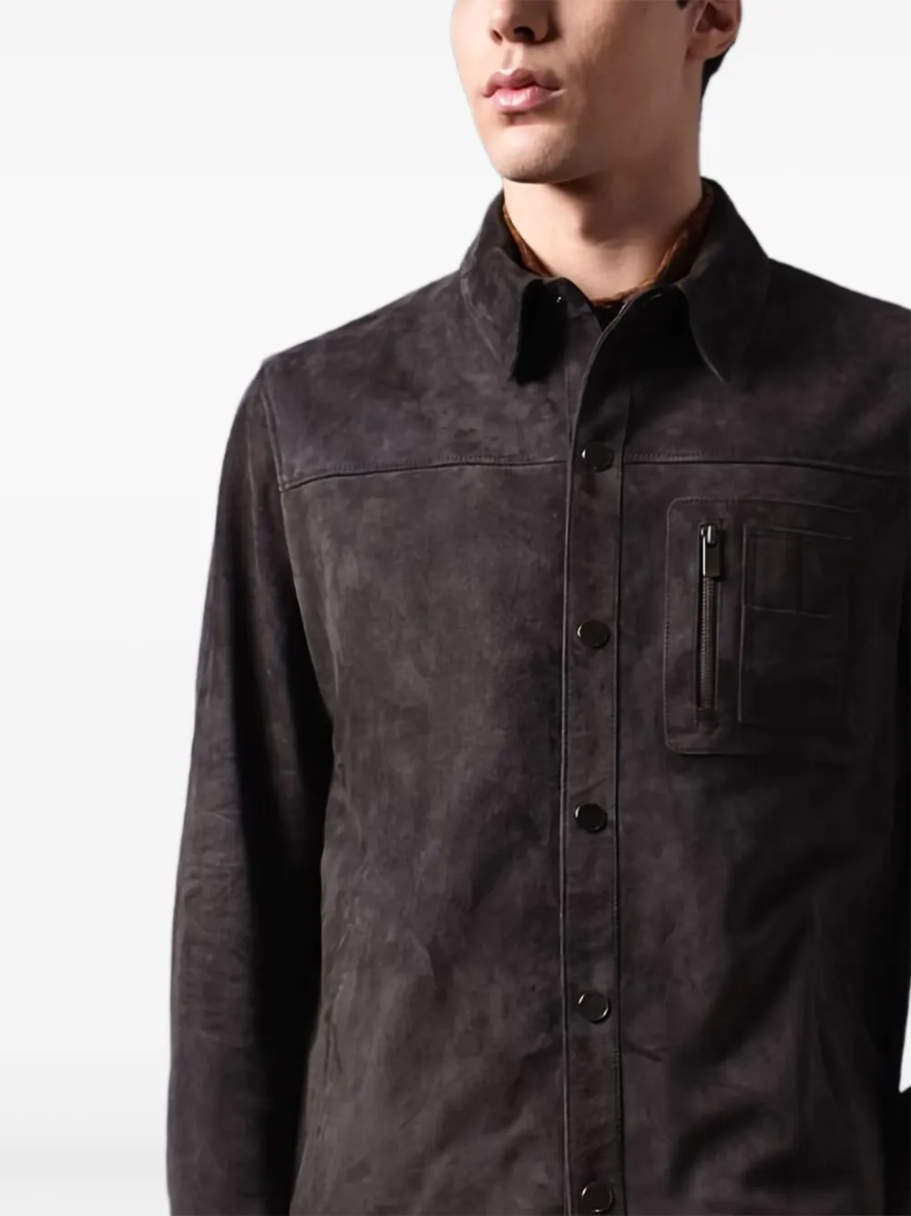 Poche Paris surchemise en daim | Vestes en cuir | Image 2