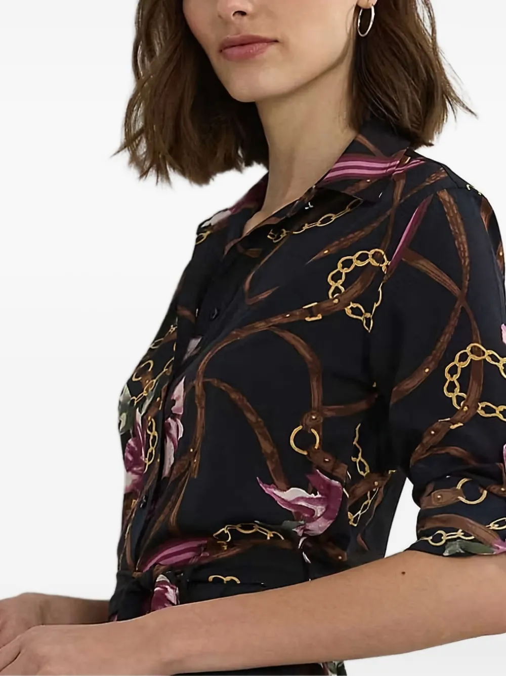 Lauren Ralph Lauren Jurk met bloemenprint Blauw