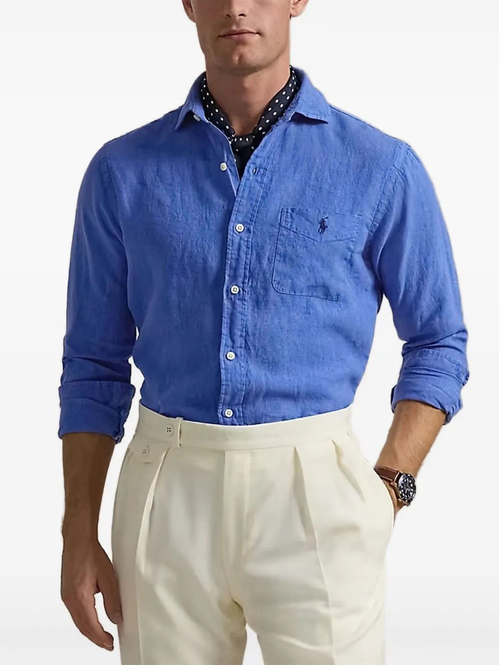 Polo Ralph Lauren Camicia in lino | blu | Image 1