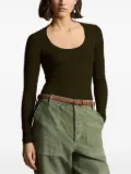 Polo Ralph Lauren scoop-neck long-sleeve top - Green