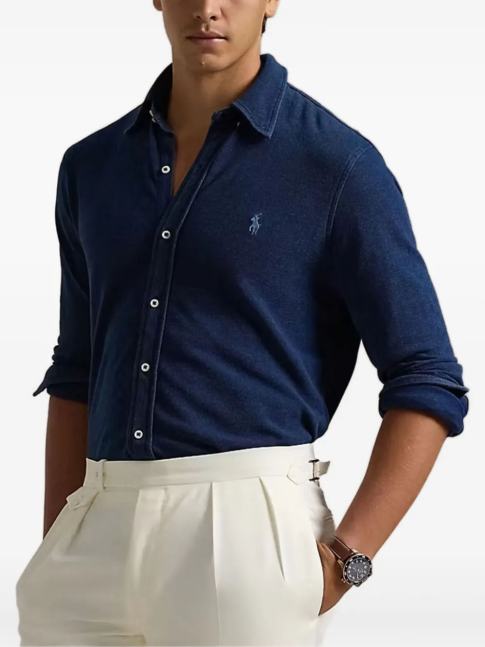 Polo Ralph Lauren camisa de algodón | azul | Image 1