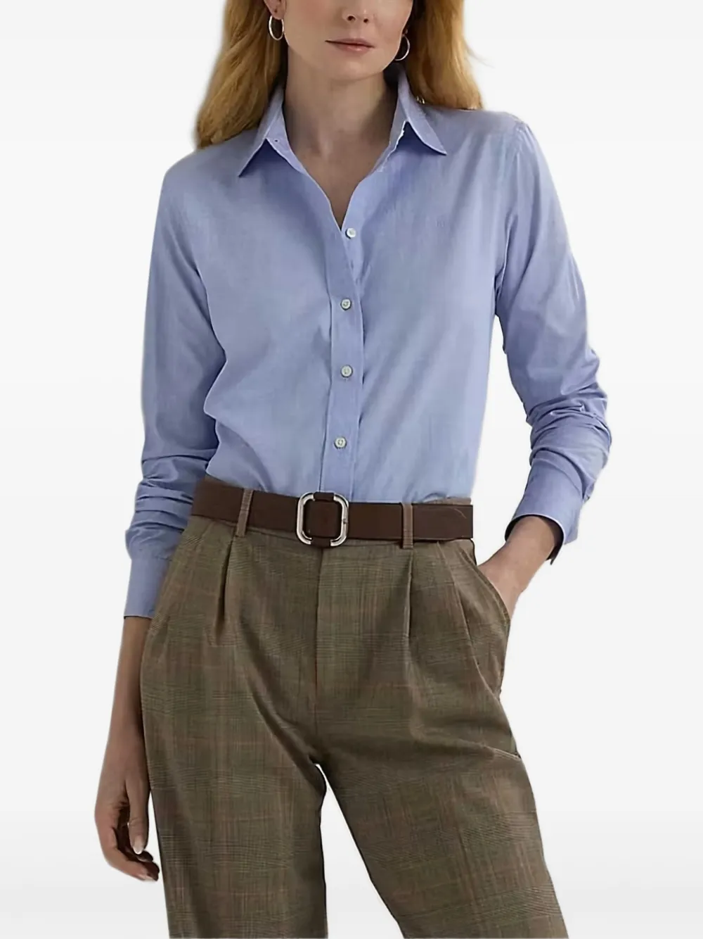 buttoned-up shirt