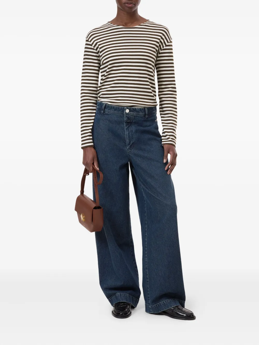 Closed striped long-sleeve top | T-Shirts & Jersey Shirts | Image 2
