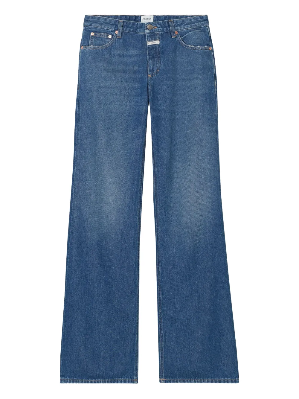 Closed Gillan button-fly wide-leg jeans Blauw