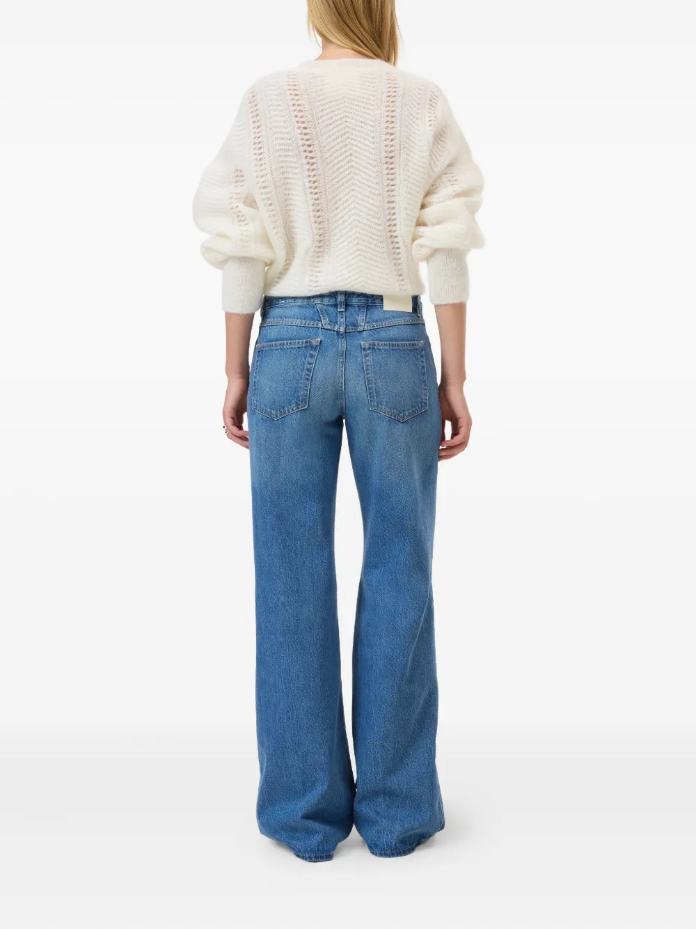 Closed Gillan button-fly wide-leg jeans Blauw