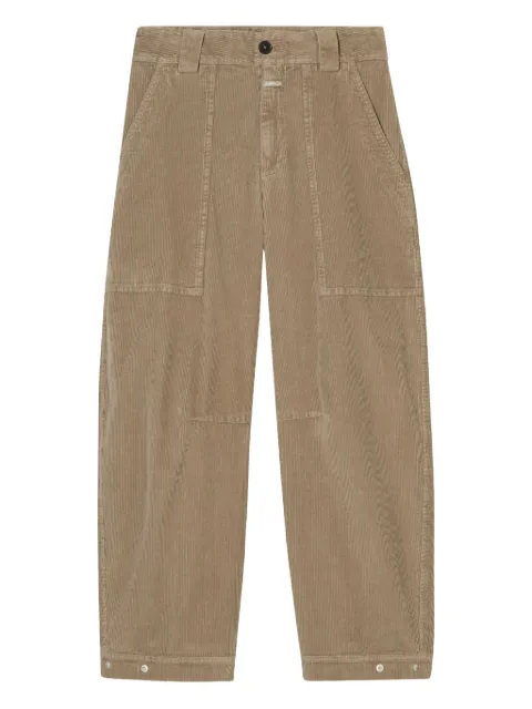 Closed corduroy utility trousers