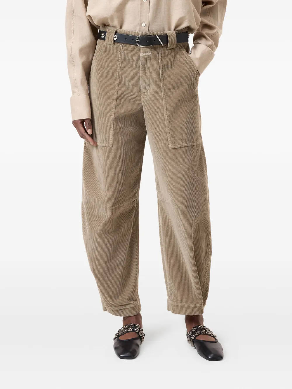 Closed corduroy utility trousers | Straight-Leg Pants | Image 2