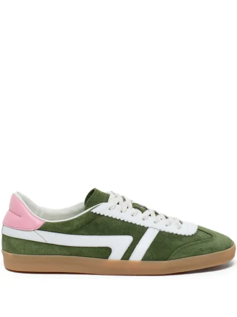 Closed suede sneakers