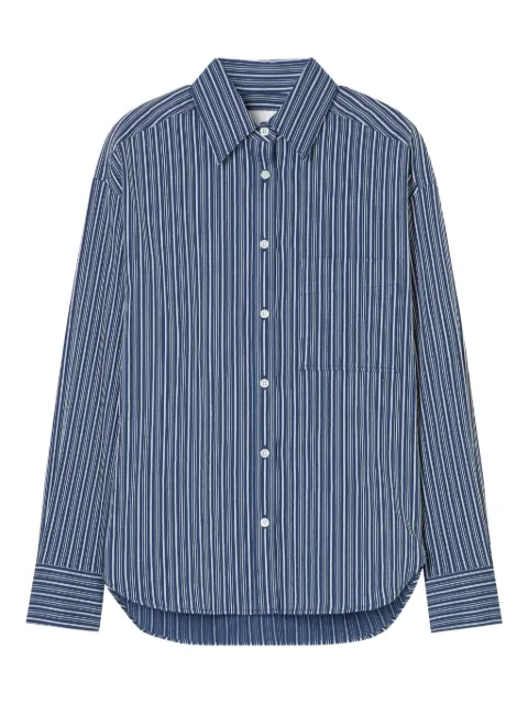 Closed camisa con botones y rayas estampadas