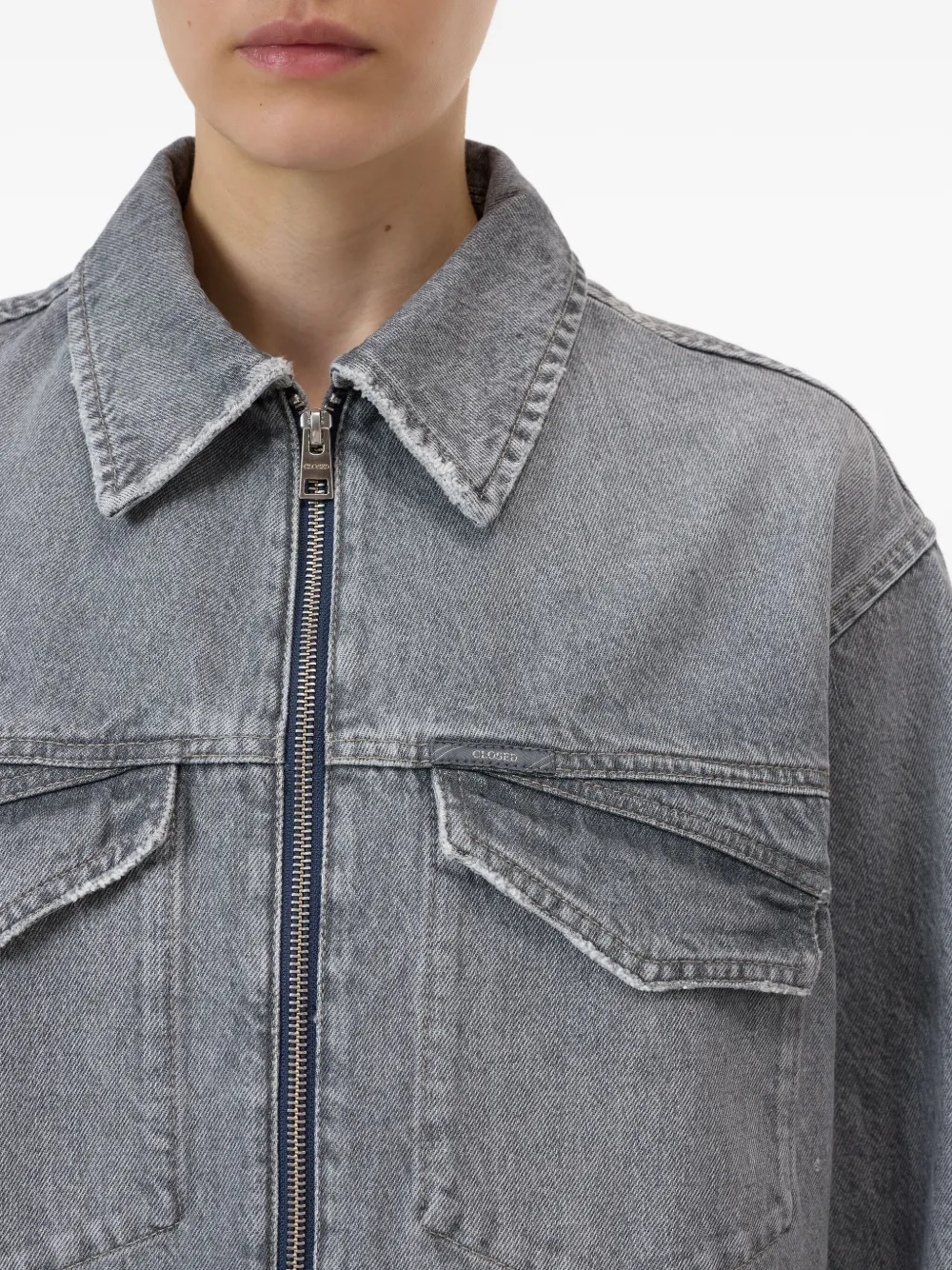 Closed Denim blouse Grijs