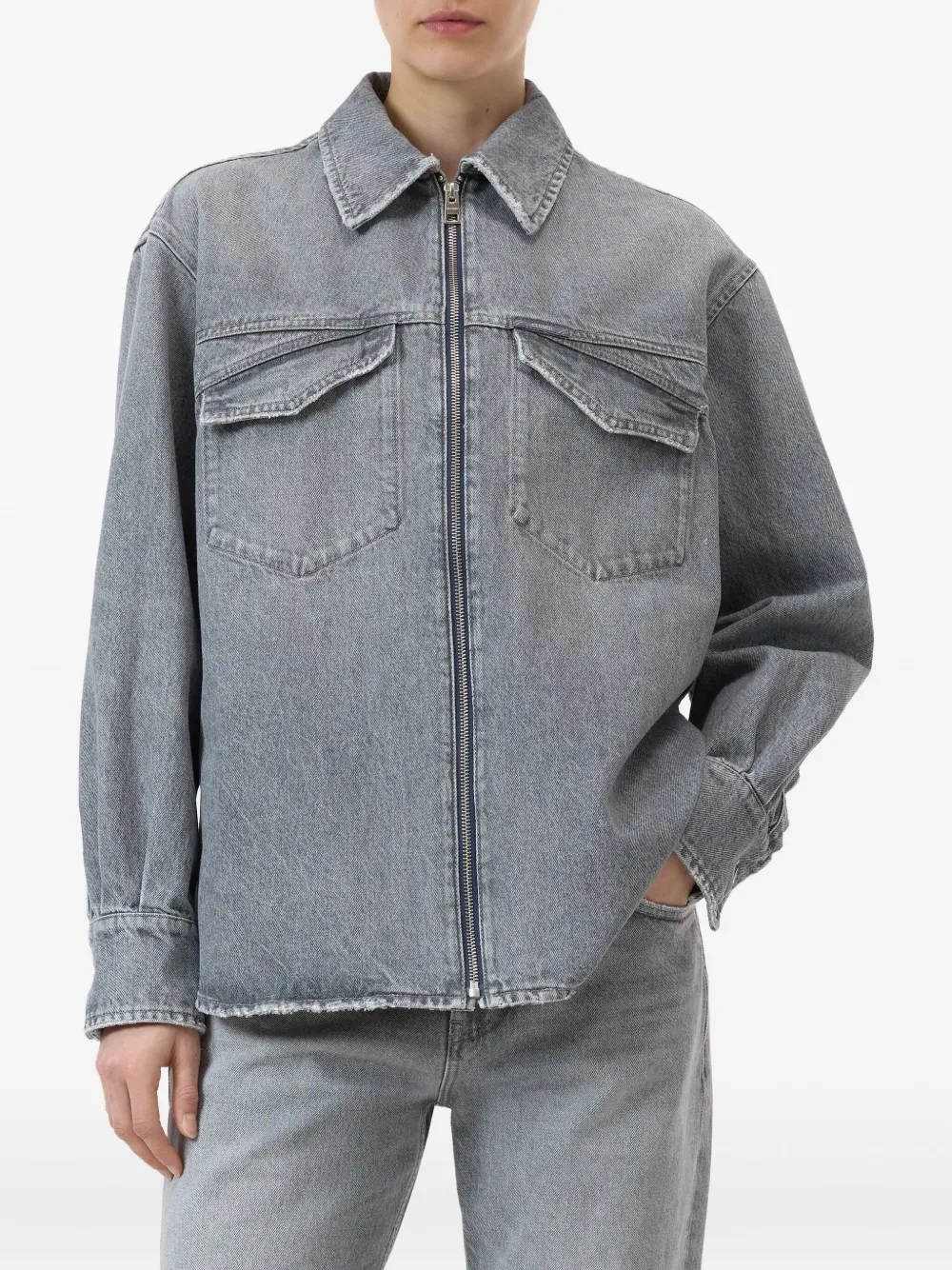 Closed Denim blouse Grijs
