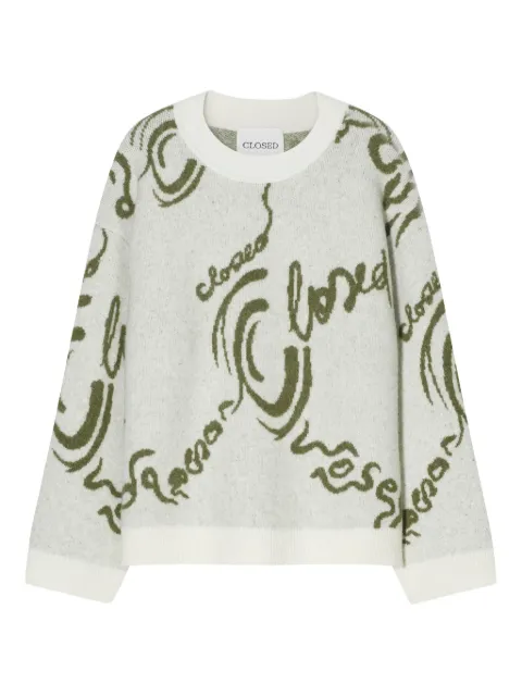 Closed suéter con logo en intarsia