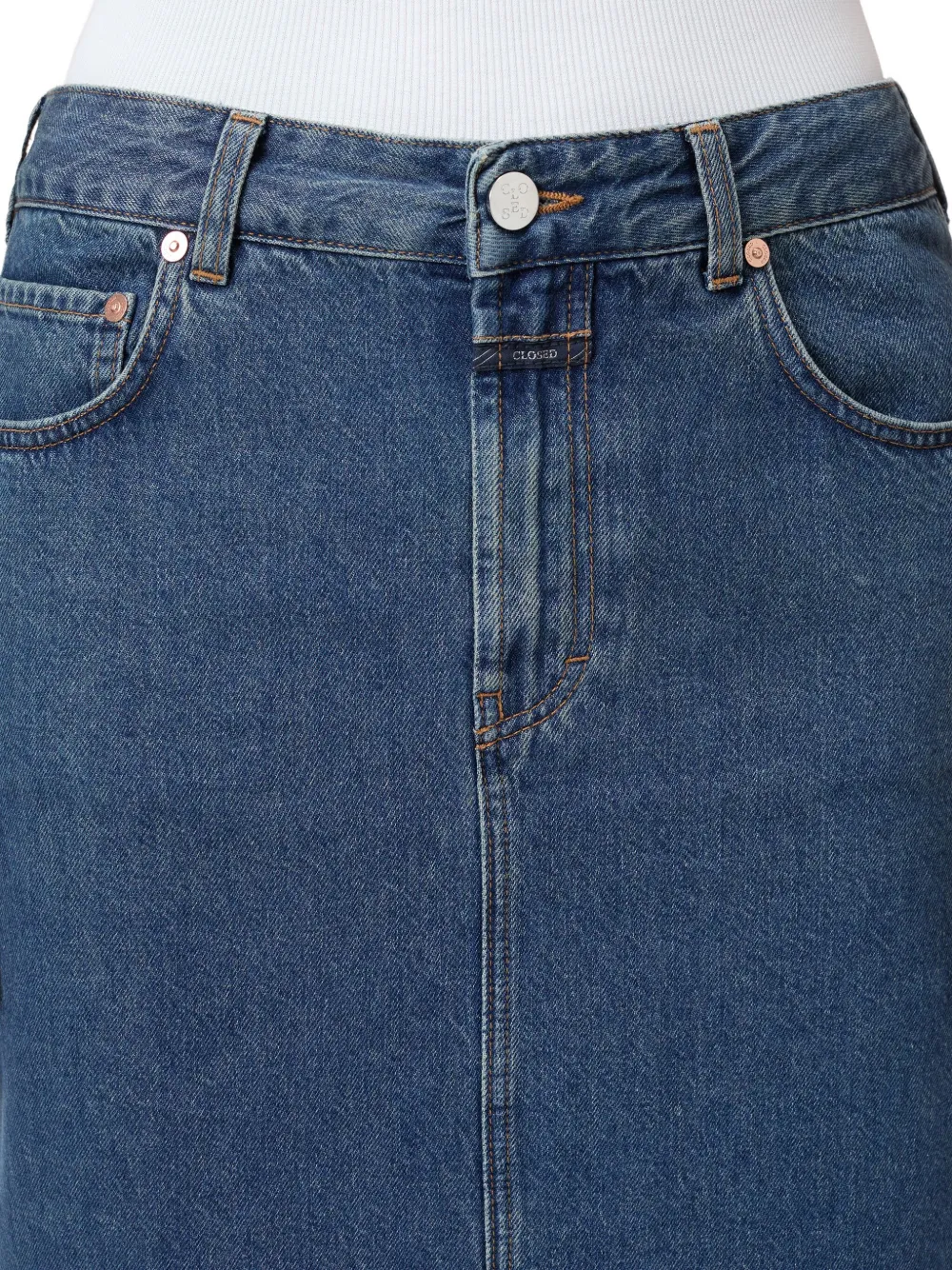Closed Denim rok Blauw