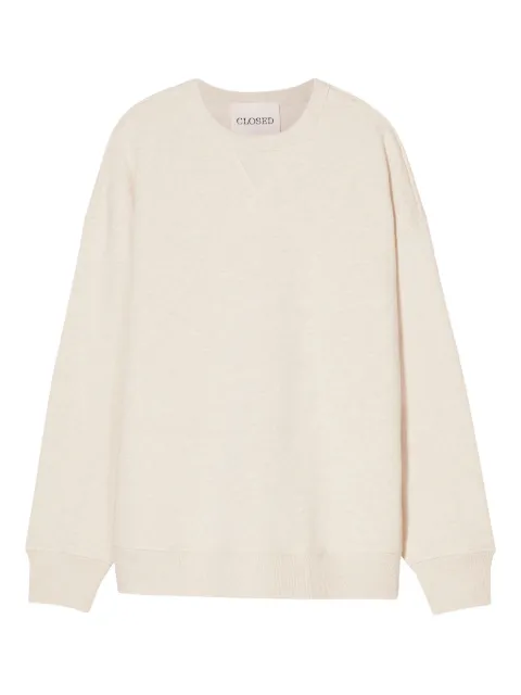 Closed V-neck sweatshirt