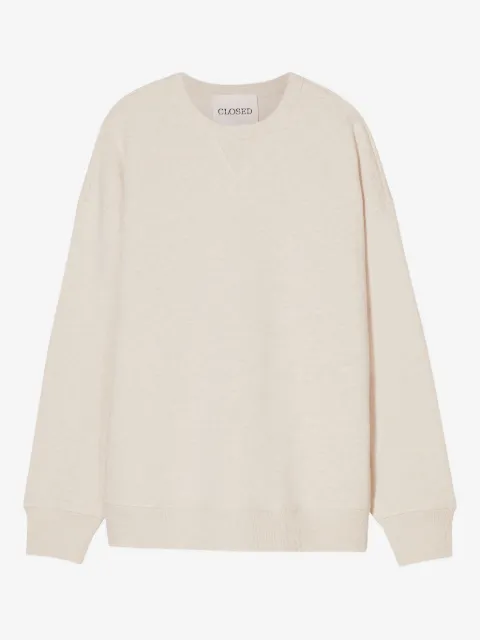 Closed V-neck sweatshirt