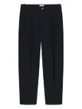 Closed Ruthy pleated-front straight trousers - Black