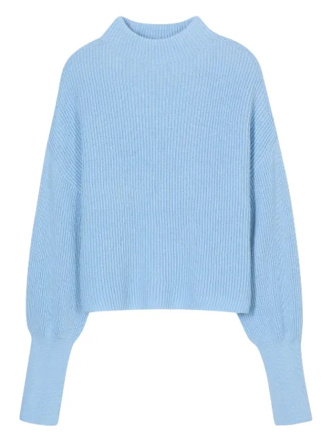 Closed suéter de canalé con cuello alto