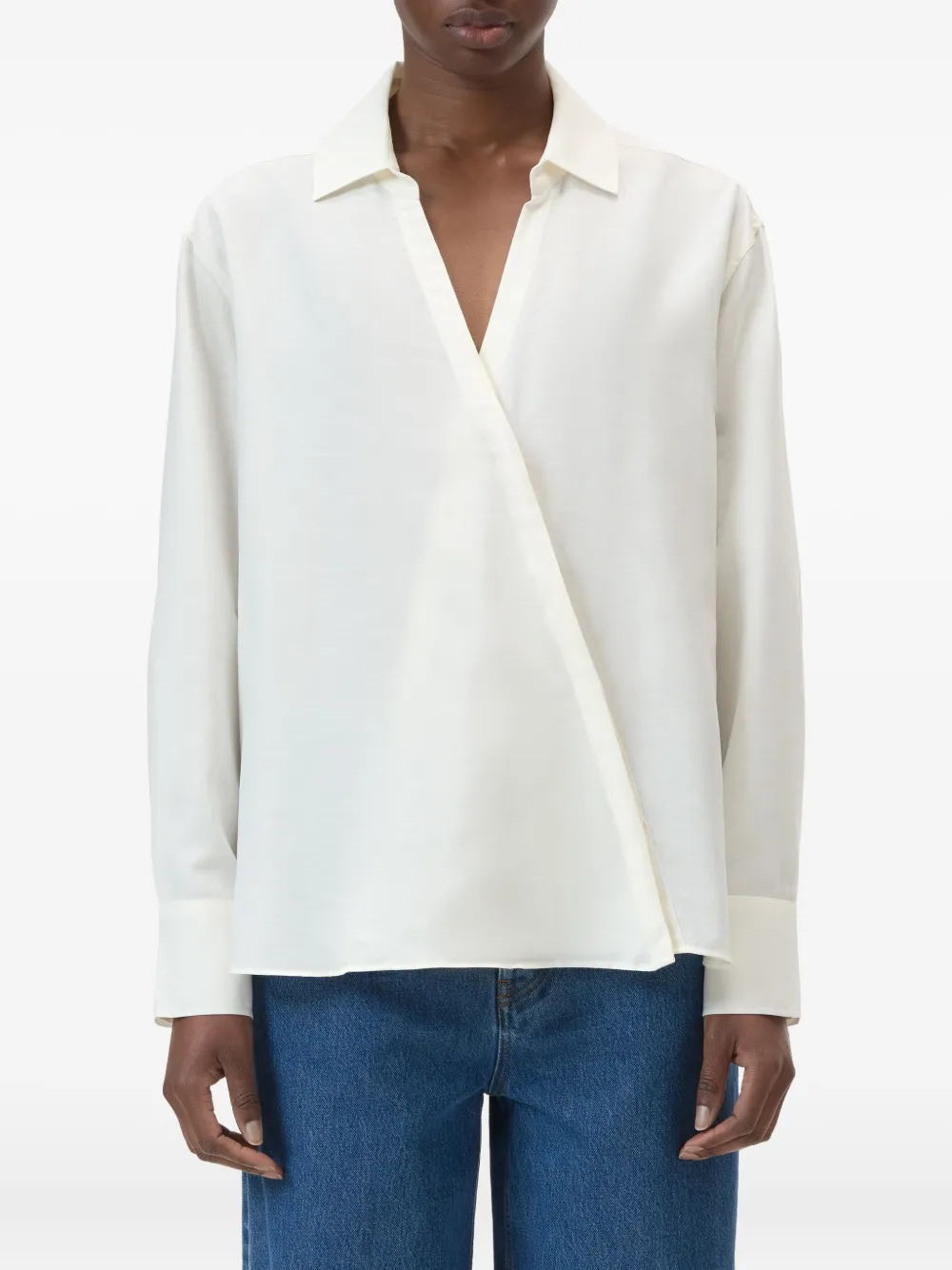 Closed Blouse met lange mouwen Beige