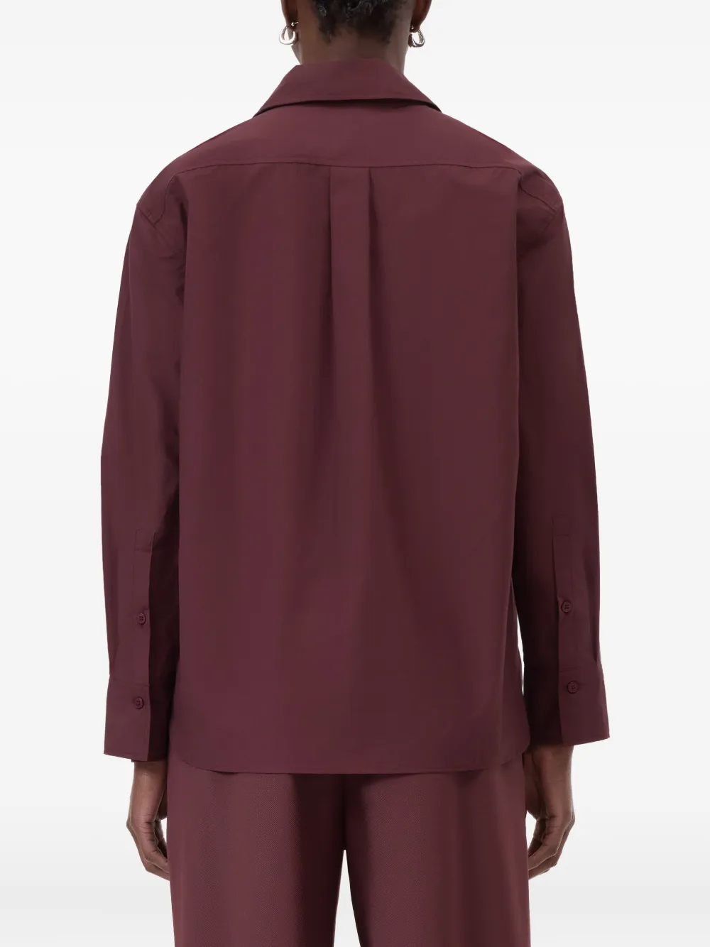 Closed Asymmetrische button-up blouse Paars
